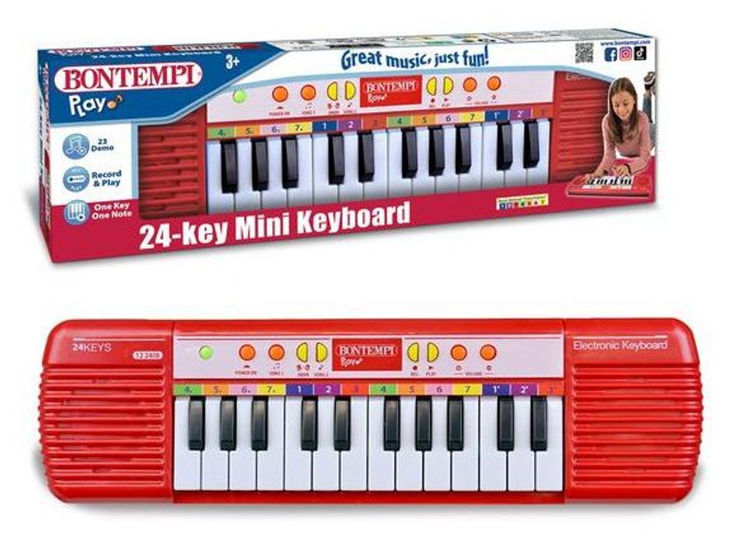 Bontempi Elektronisches Keyboard Mini 24 Tasten Produktbild 