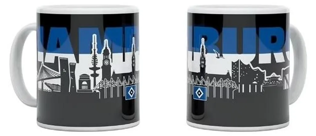 Regalo Tifoso Amburgo: Tazza HSV Freddy in Ceramica - 300ml