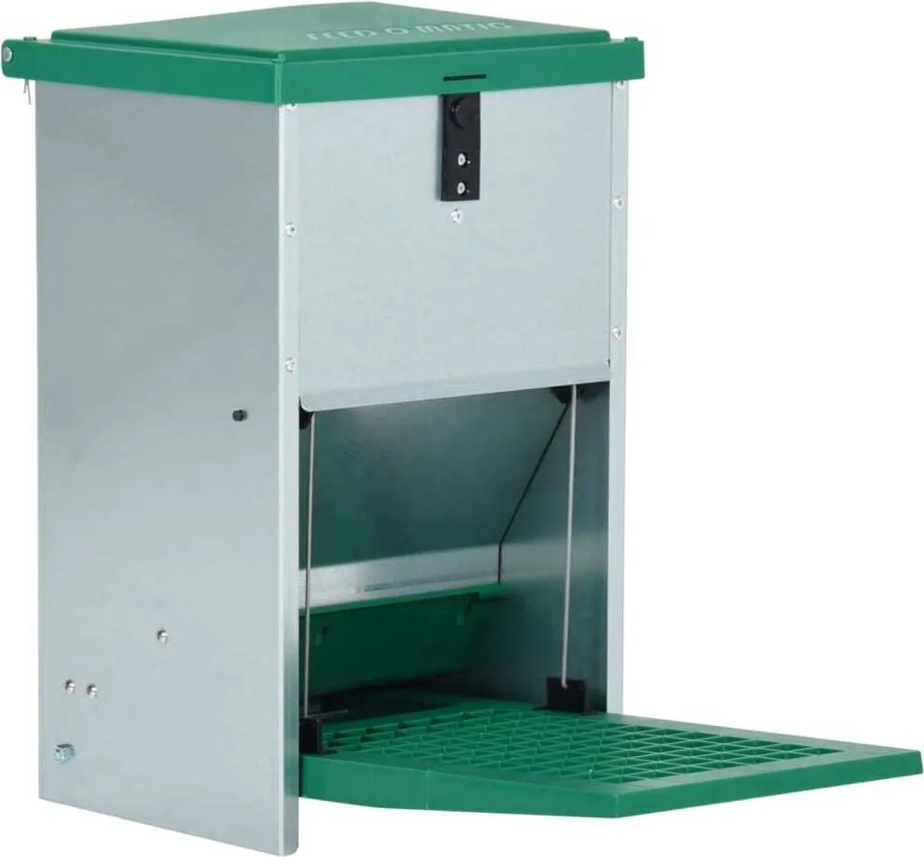 Mangiatoia Feedomatic 8 kg: Addio Topi e Sprechi nel tuo Pollaio