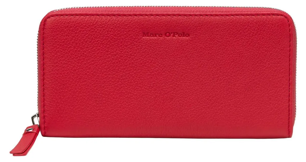 Compagnon Marc O'Polo Finja Rouge : Idéal pour vos Cartes et votre Monnaie