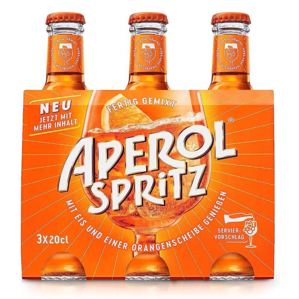 Aperol Spritz Originál v malé lahvičce Premix 3x200ml Obrázek produktu 