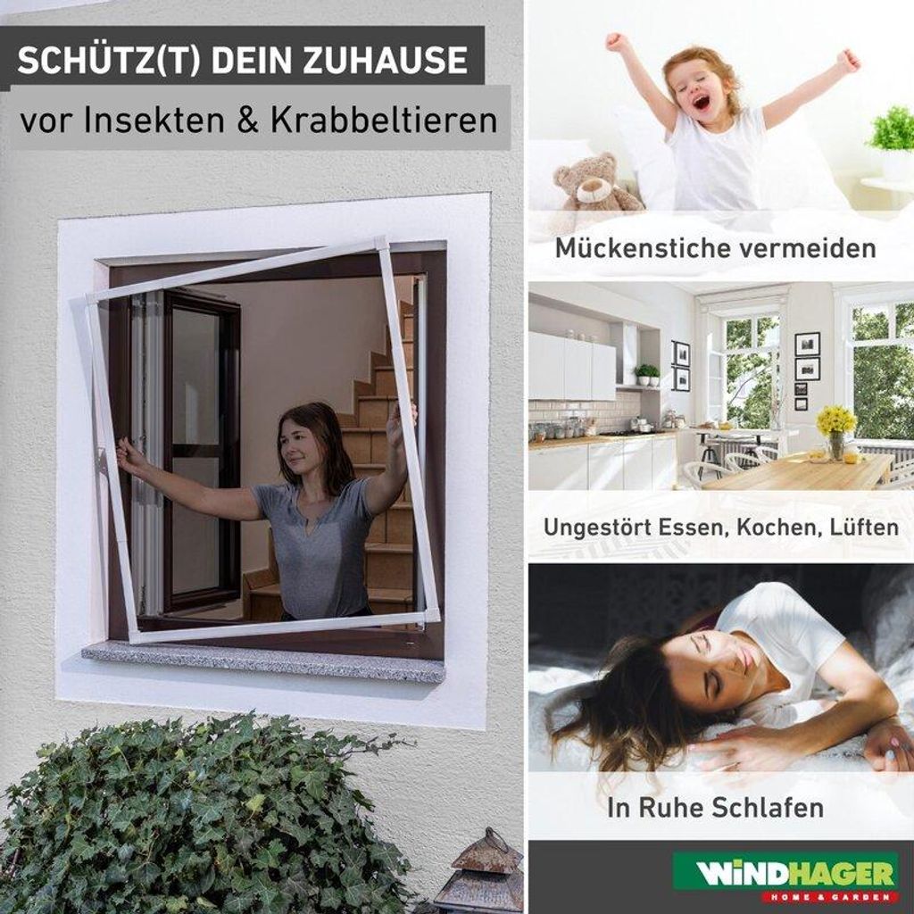 Fliegengitter Rahmenfenster Click & Protect Produktbild 