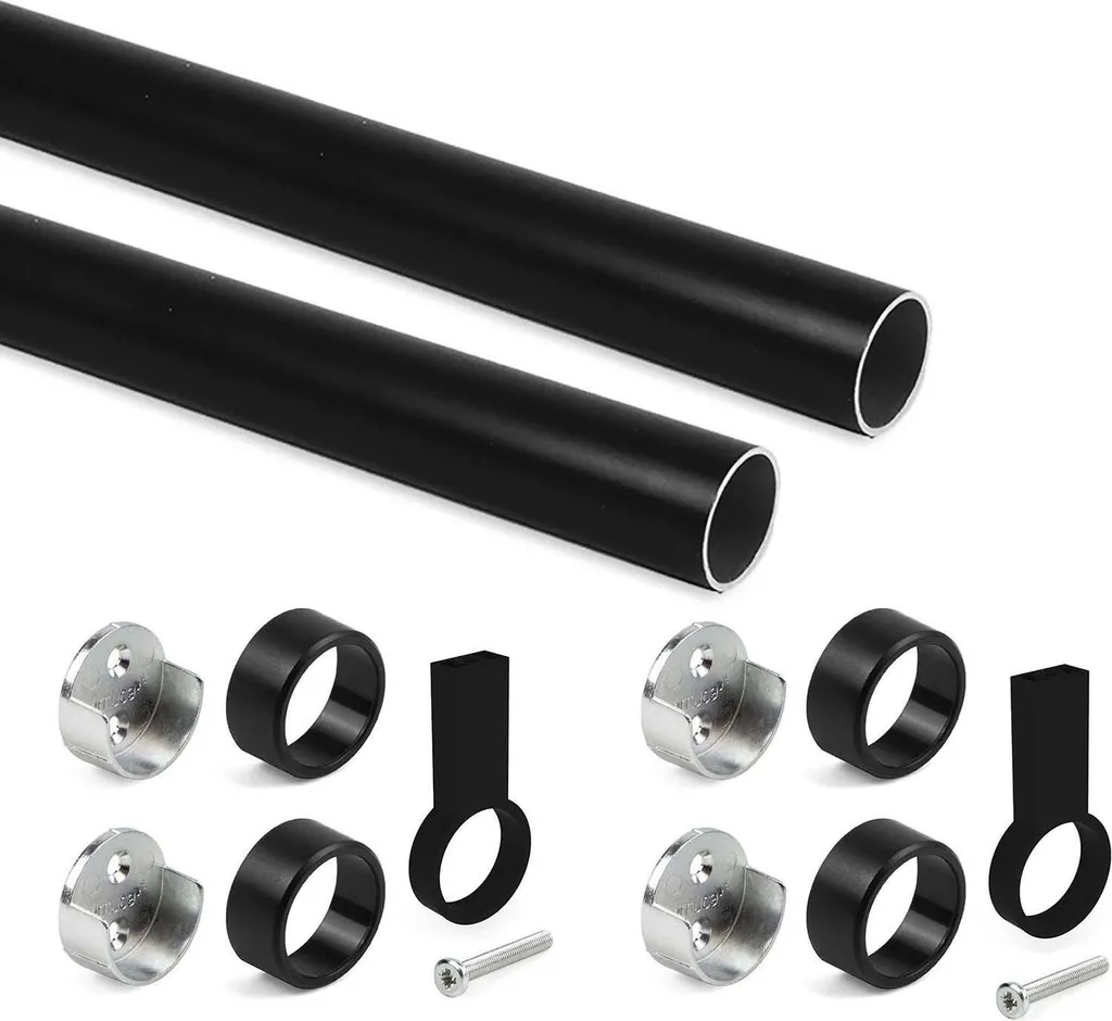Aménagez votre dressing avec la barre ronde Emuca 28 One Size robuste