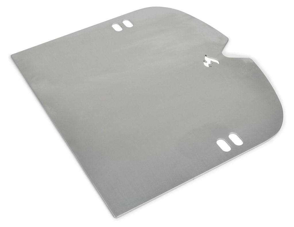 Edelstahl Grillplatte | Plancha passend für Weber Traveler Produktbild 