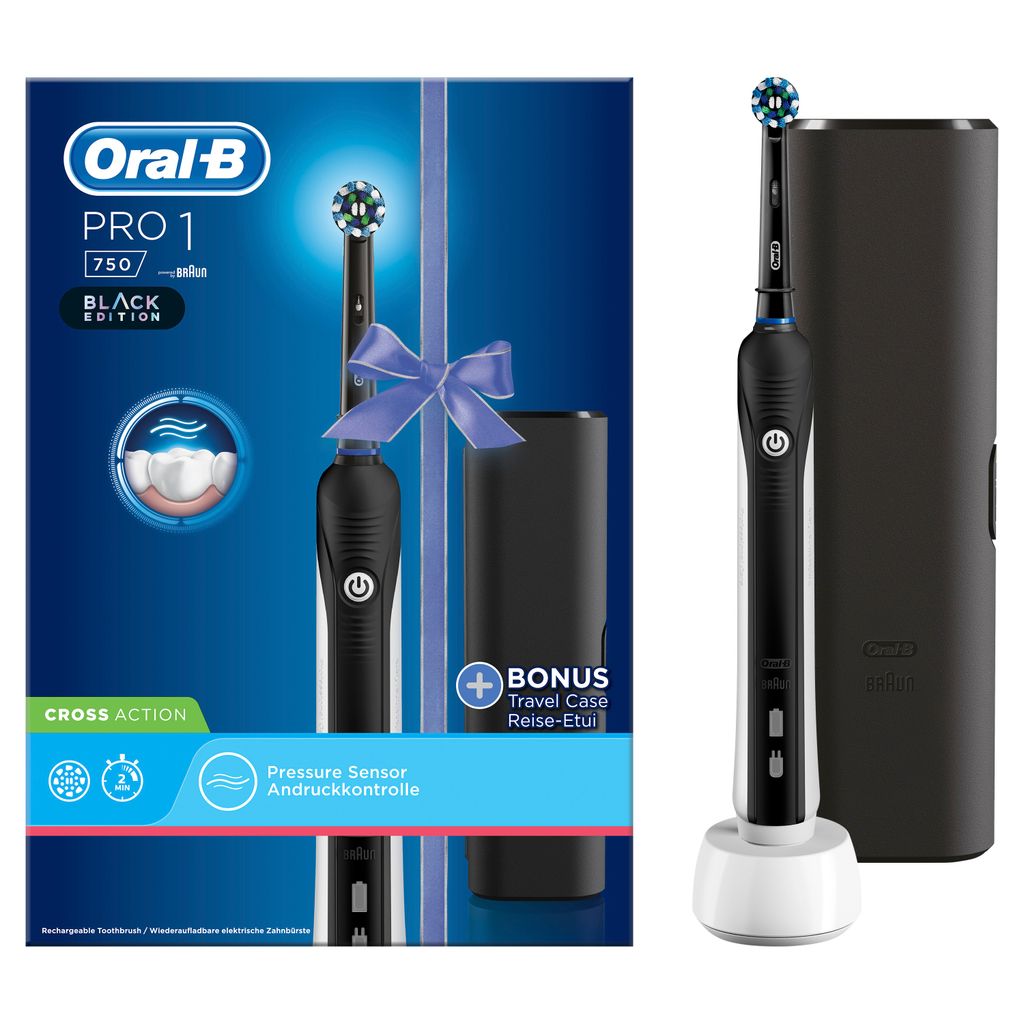 Oral-B Pro 1 750 Black Edition Elektrische