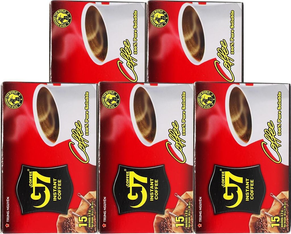 Trung Nguyen Vietnamesischer Instant Kaffee schwarz 5x30g