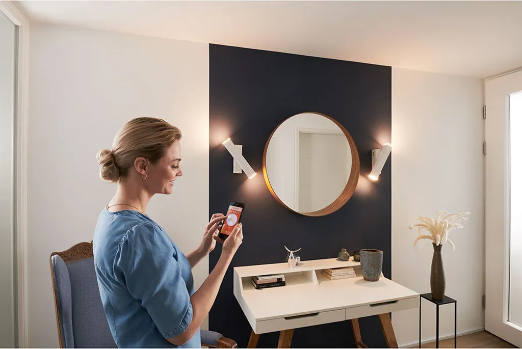 Applique Murale Décorative LED WiFi avec Température de Couleur Variable