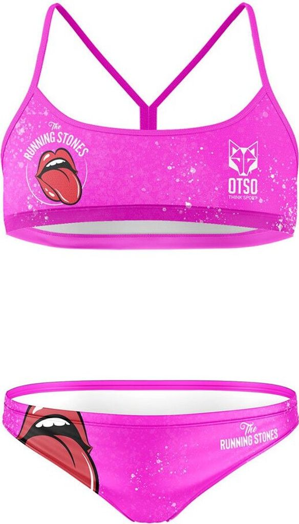 Otso Running Stones Pink Bikini Rosa S Frau Rosa S