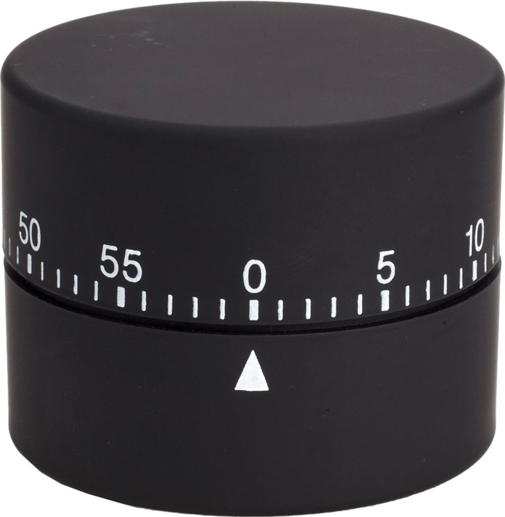 Efalock Timer ROUND mechanisch schwarz