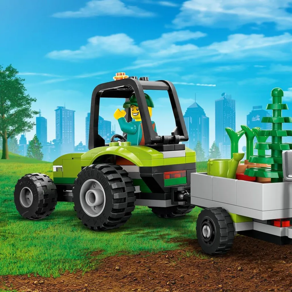 Lego City 60390 Tracteur du Jardinier : Jeu d'Eveil Nature et Ecologie