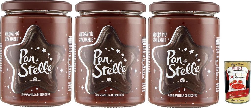 3x Pan di Stelle Crema Spalmabile Haselnuss Streichfähige Produktbild 