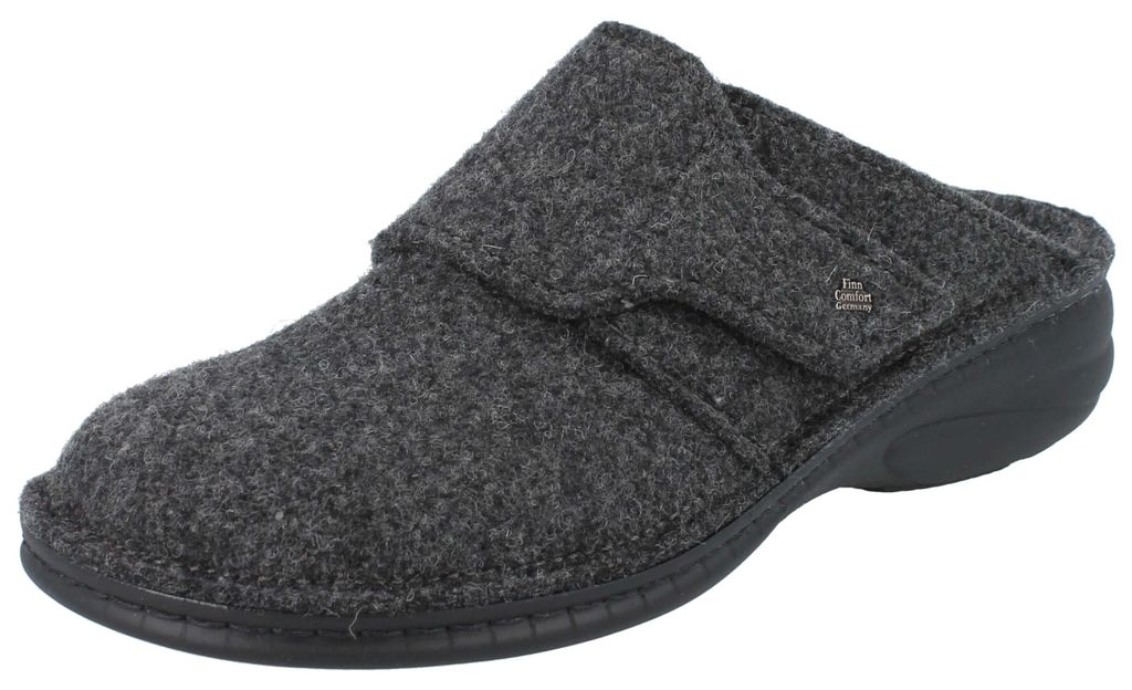 FINN COMFORT Goms Damen Hausschuhe Clog grau Wollfilz - Produktbild 