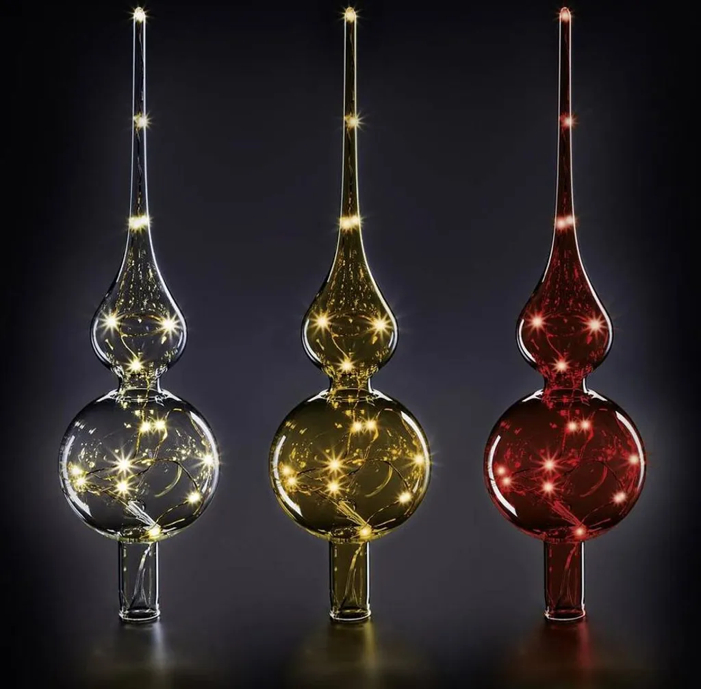 Krinner Lumix Tree Topper Ready : Cime de Sapin Lumineuse pour Noël