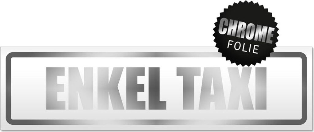Enkel Taxi Magnetschild Schild magnetisch