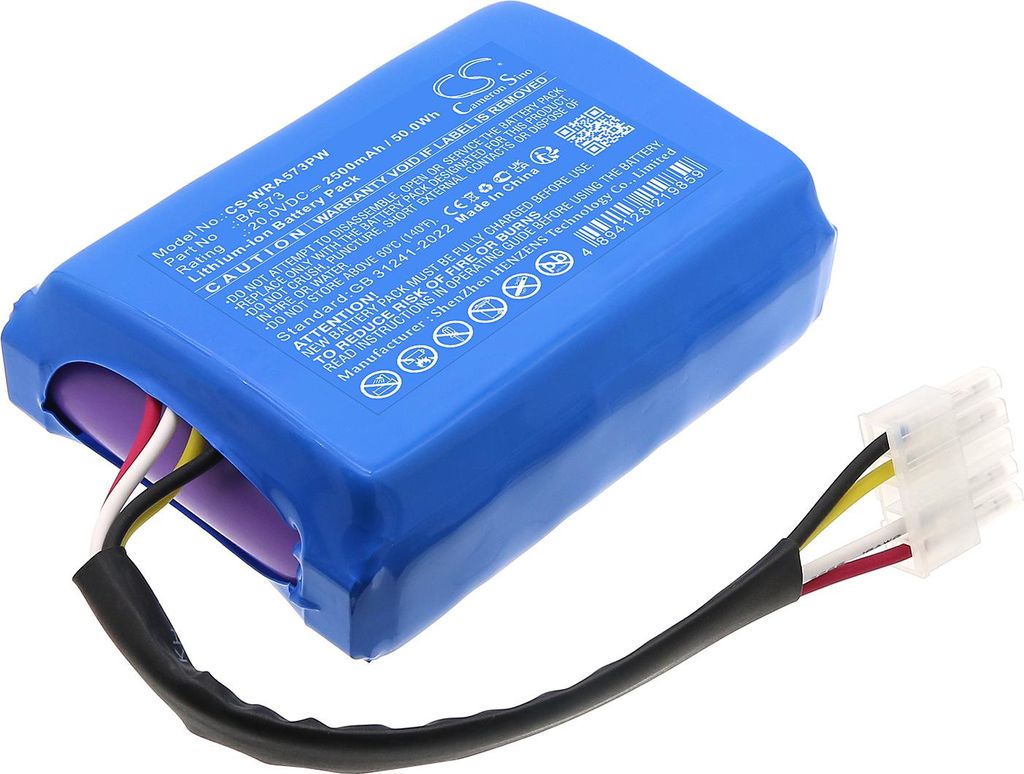 TECHTEK Batteria compatibile con [Mowox] RM 1000 WiU-SN, RM Immagine del prodotto 