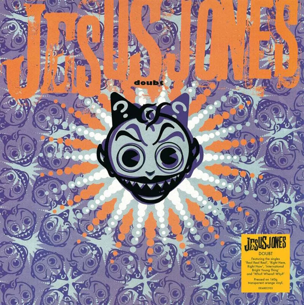 Jesus Jones Doubt Vinyle LP Orange Translucide - Édition Neuve et Rare