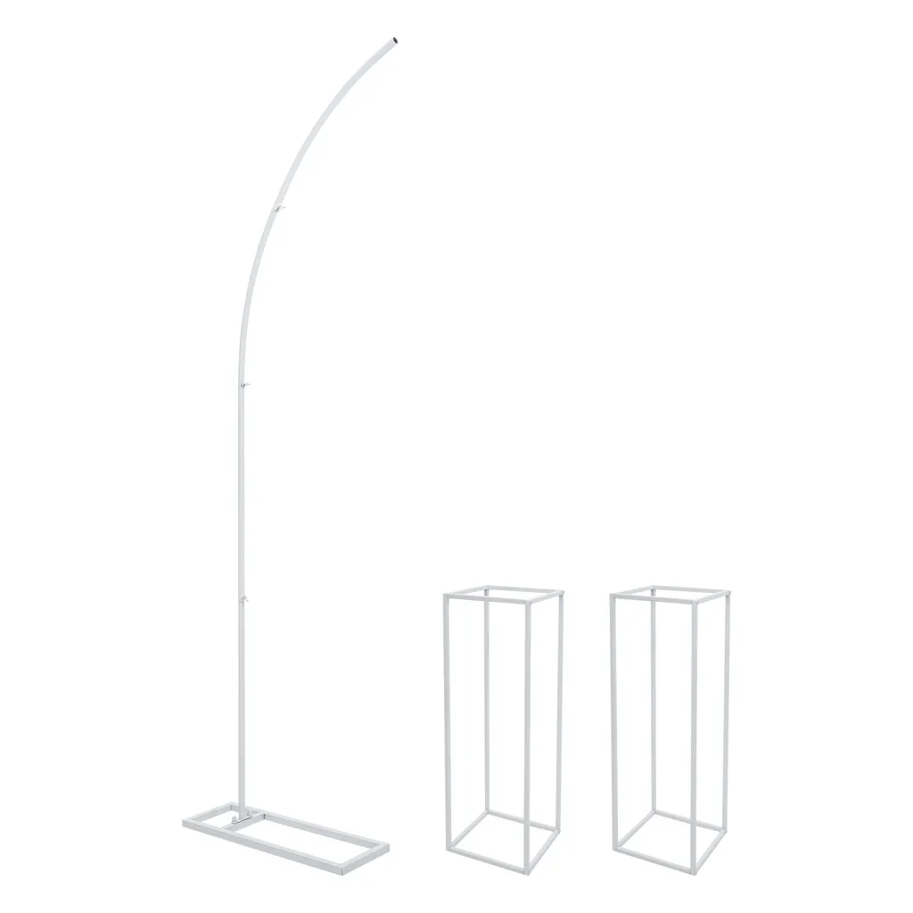 Supports pour arches de ballons stables avec 2 porte-fleurs en kit