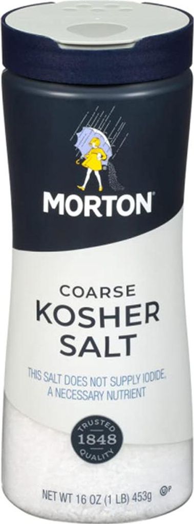 Morton Grobkörniges Kochsalz – 453 g (16 oz)+Heartforcards Produktbild 