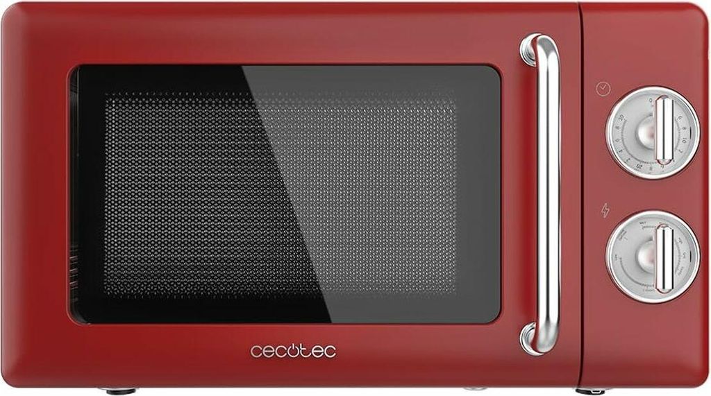 Cecotec Mikrowelle Küchengerät Proclean 3110 Grillfunktion Timer Retro Design