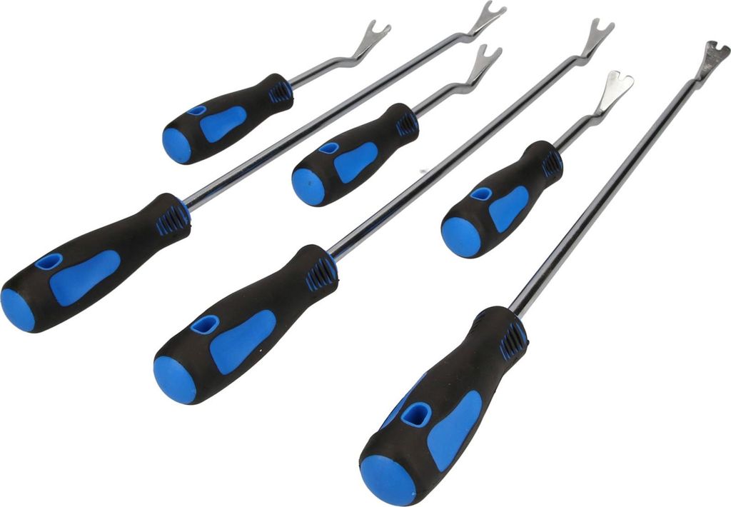 Brilliant Tools Lösewerkzeug-Satz für Verkleidungsclips, 6-tlg.