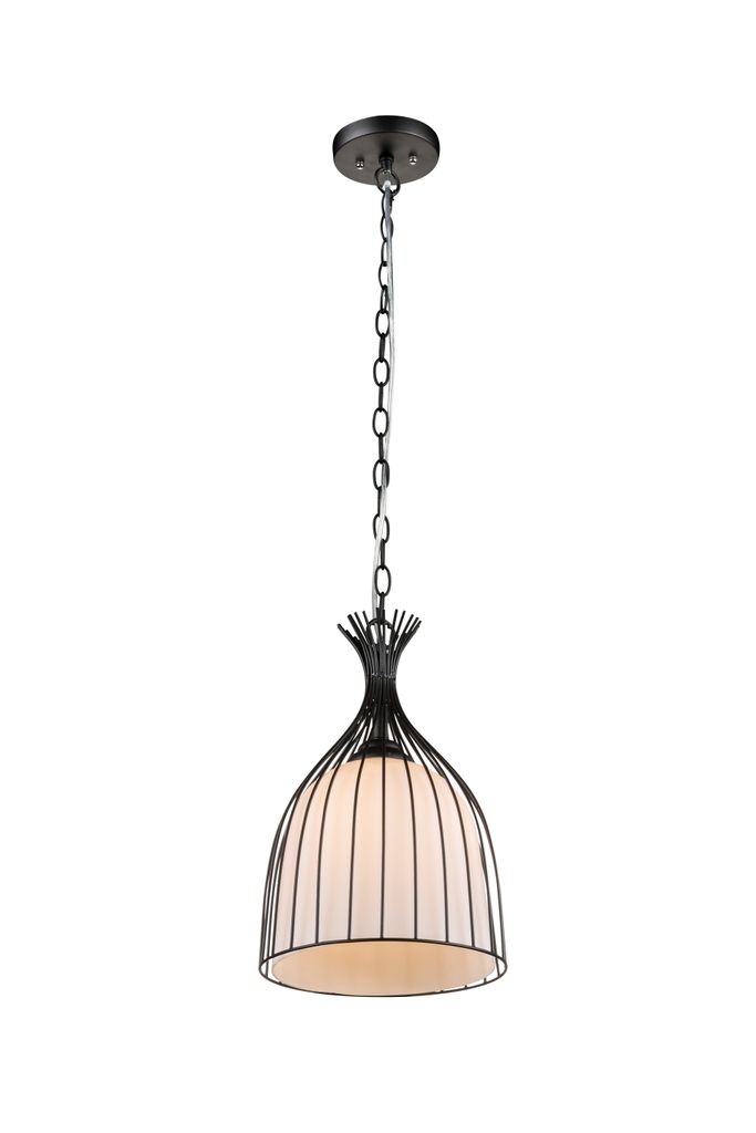 Globo Stacy Hängeleuchte Schwarz, 1xE27; 15272