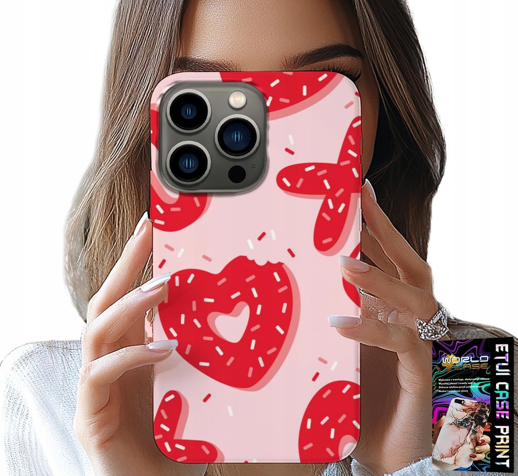 Hülle Für Iphone 16 Pro Max - Feminine, Trendige Designs Xoxo Heart + Glass