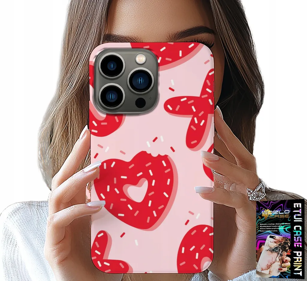 Cover Vetro iPhone 15 Pro Max XOXO Heart - Protezione Moda e Antigraffio