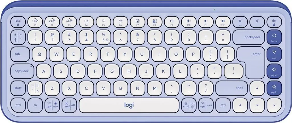 Clavier Bluetooth Logitech POP Icon Keys pour Télétravail et iPad QWERTY