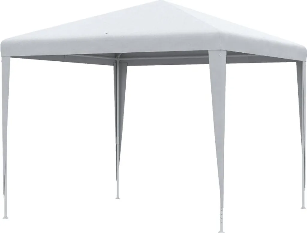 Pavillon Fortuna Lai 2,7 x 2,7 m Blanc Hydrofuge - Tente de Jardin Stable
