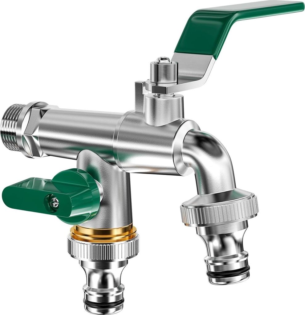 Lexium Frostsicherer Außenwasserhahn - Rost- und Produktbild 