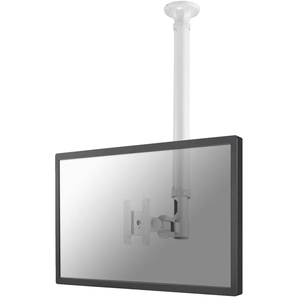 Support écran plafond blanc pour commerce et bureau Neomounts VESA