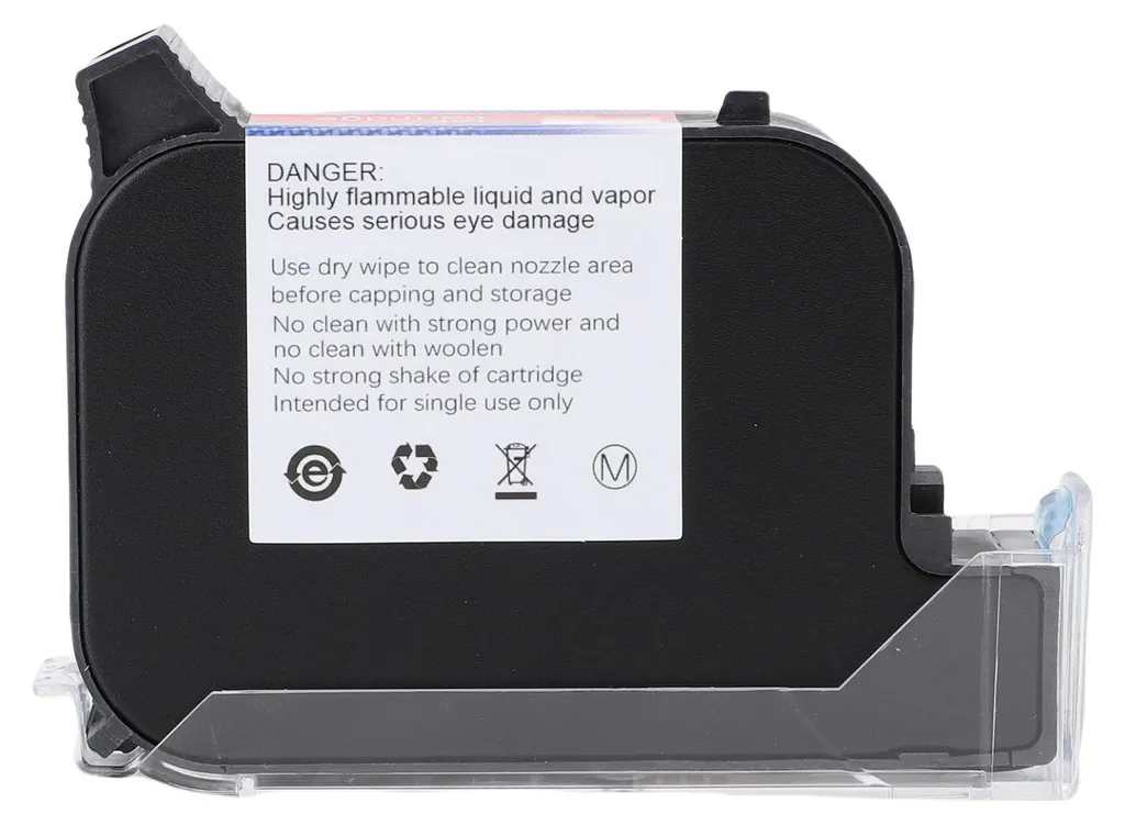 Cartouche d'encre noir 42 ml séchage instantané pour supports non poreux