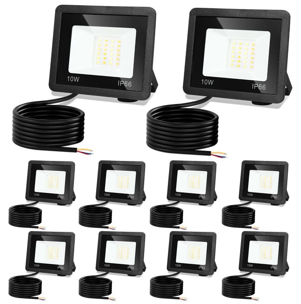 Projecteurs LED Peviasot pour l'extérieur, 10W, projecteurs Image du produit 
