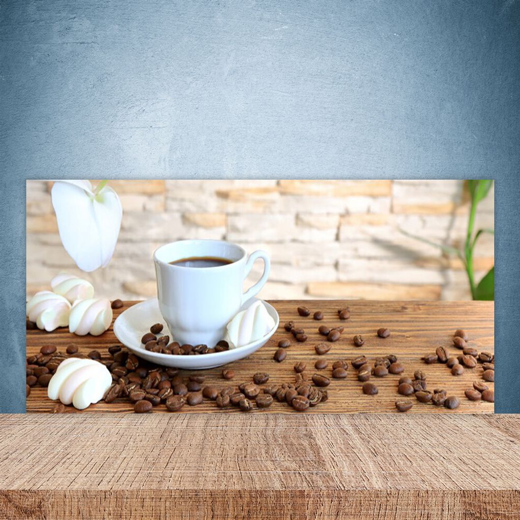 Küchenrückwand Aus Glas – Design „Graphics Welle“ In 100x50 Cm, Leicht Zu Reinigen (gehärtetes Glas)