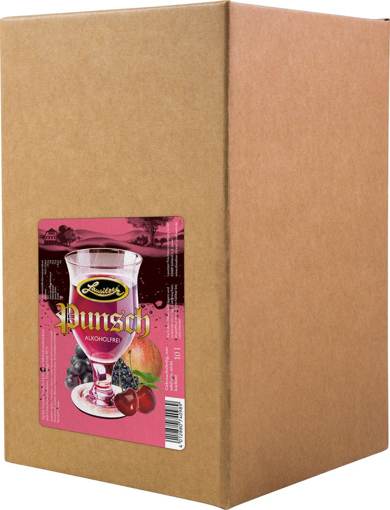 Lausitzer Glühwein - Punsch (alkoholfrei) Bag in Box 10l Produktbild 
