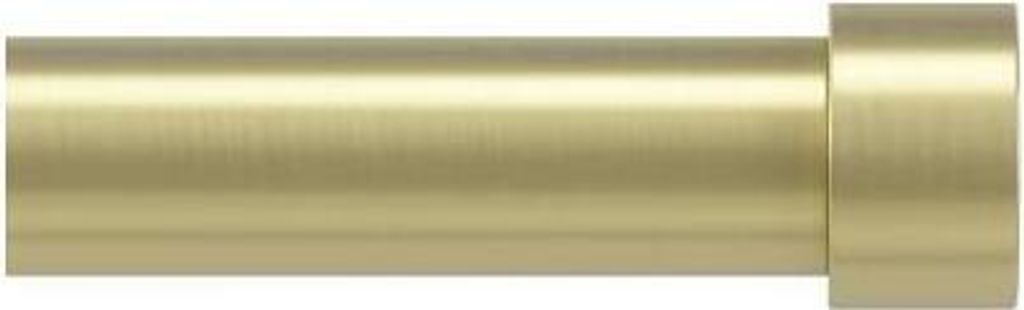 Umbra Teleskop-Gardinenstange Cappa, Vorhangstange, Stahl, Gold, 305 - 457 cm, 1021411-240