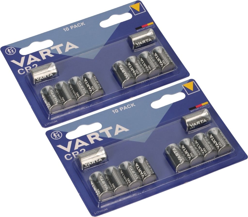 20x CR2 3V Photo Blister Varta Batterie Lithium