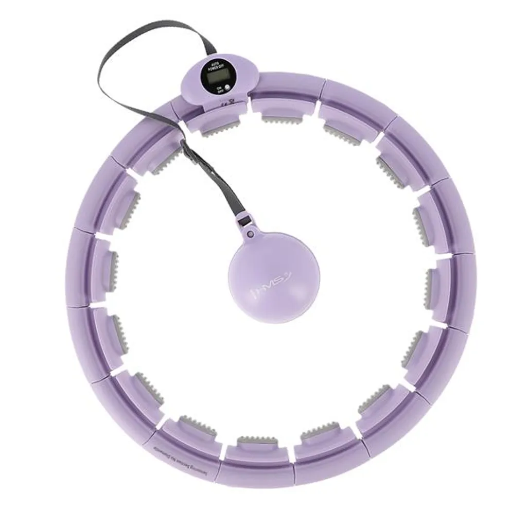 Hula Hoop de Massage HMS HHW09 avec Lest et Compteur Électronique Violet