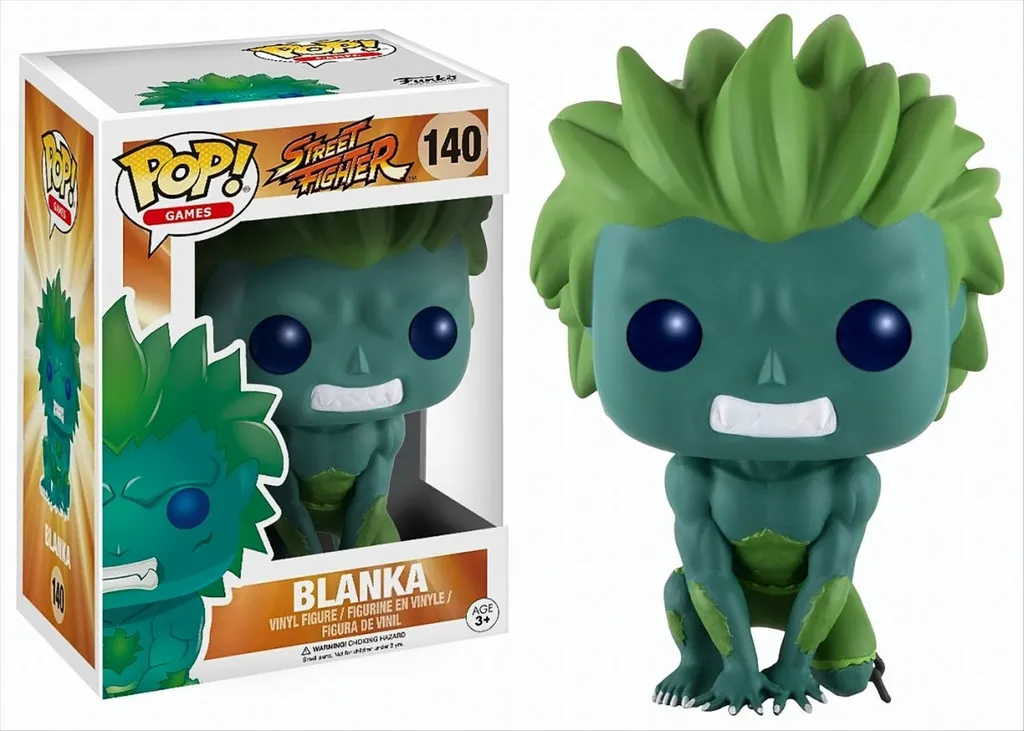 Figurine de Collection Street Fighter Green Blanka POP ! Games Funko