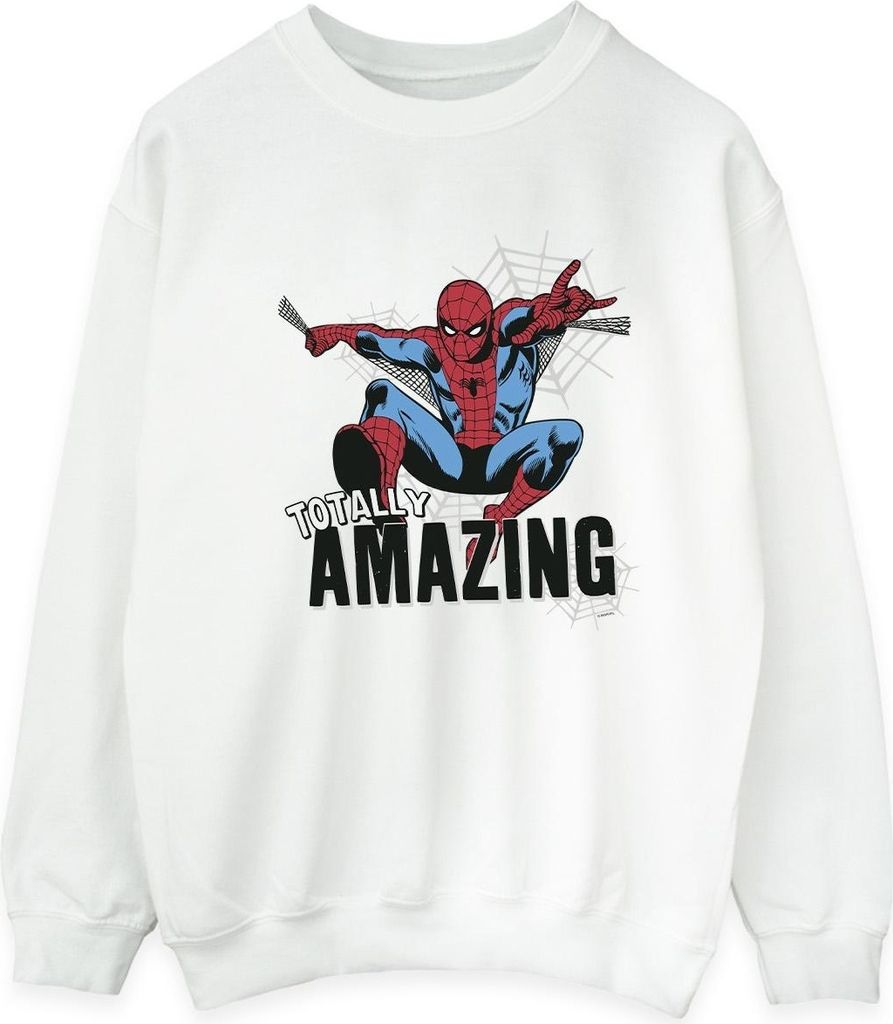 Marvel - "Amazing" Sweatshirt für Herren BI35020 (XXL) (Weiß)