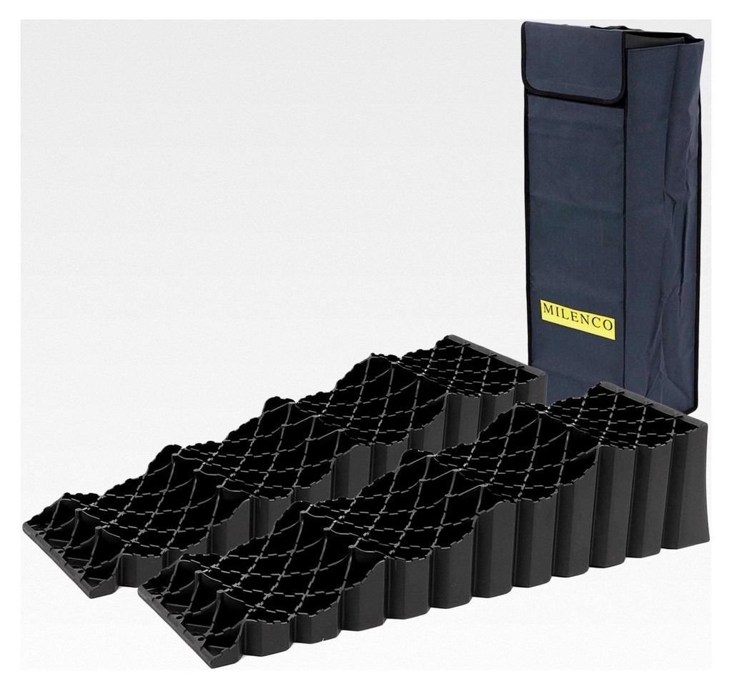 Quattro 2 Stufenkeile 2er Set mit Tragetasche und Kreuzwasserwaage