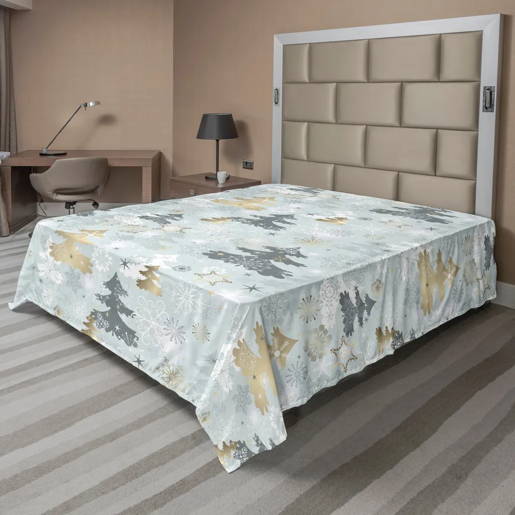 Lenzuolo ABAKUHAUS Pini Retrò 266x260 - Stile Scandinavo Natalizio