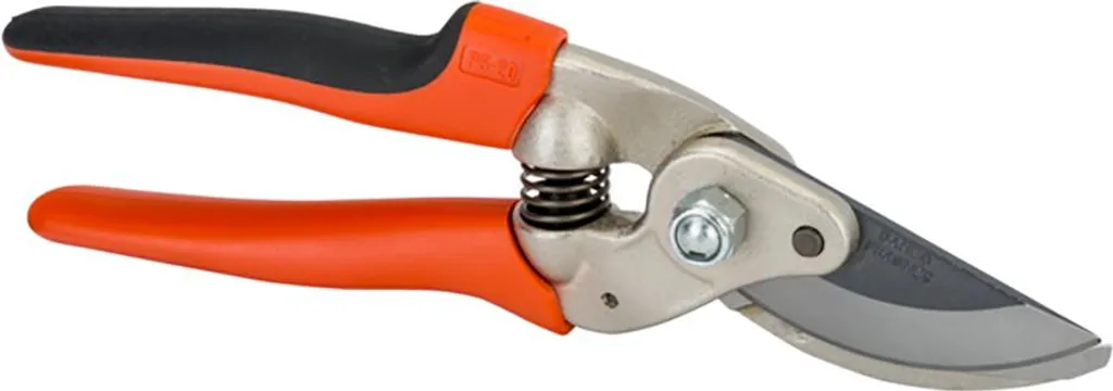 Sécateur Bahco Robusta 25 mm à Lames en Acier Trempé - Coloris Orange