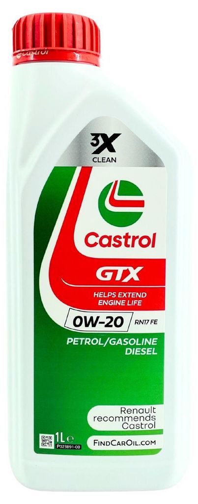 Castrol GTX 0W-20 RN17 FE 1 Liter