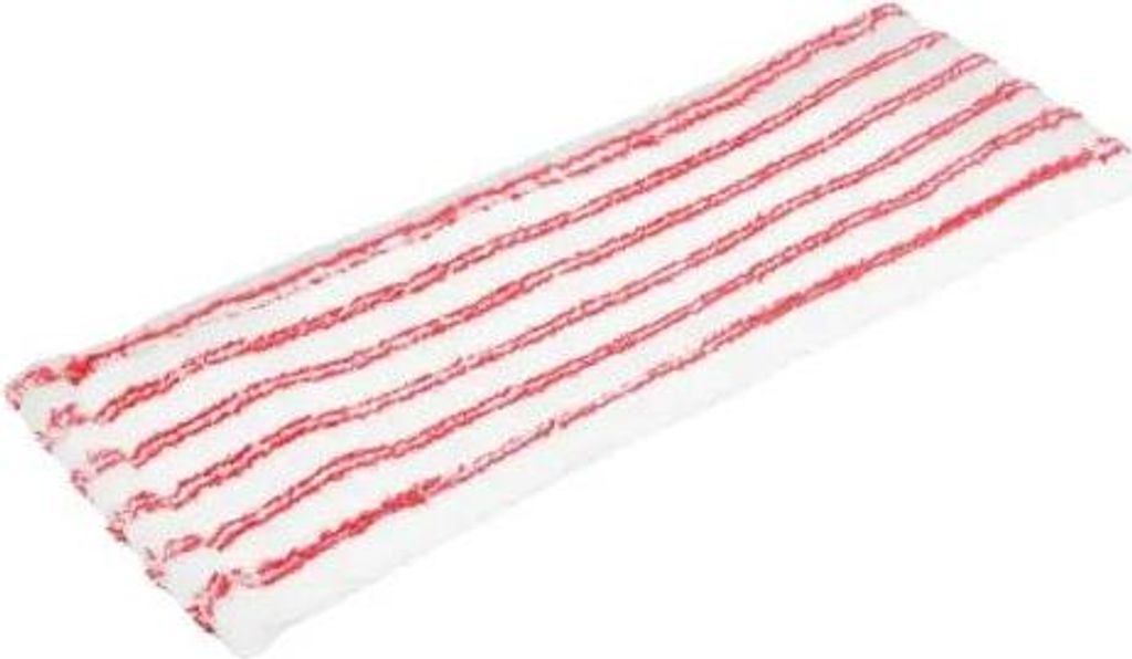 D&L Premium Mikrofaser Bodenwischer 40cm - Rot Gebürstet - Für Profis