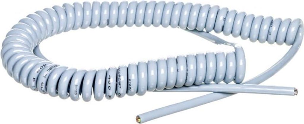 LappKabel Spiralkabel ÖLFLEX SPIRAL 400 P 500 mm / 1500 mm 7 x 0,75 mm² Grau 70002726 1 Stück (70002726)