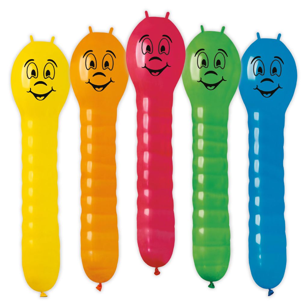 5 Raupenballons Caterpillas Produktbild 