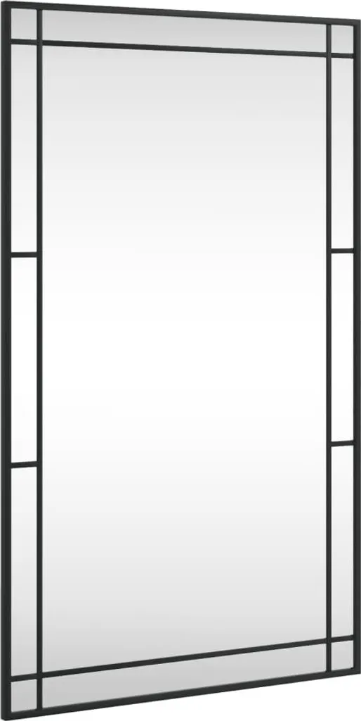 Specchio Parete Ferro Nero 60x100 vidaXL - Robusto e Versatile