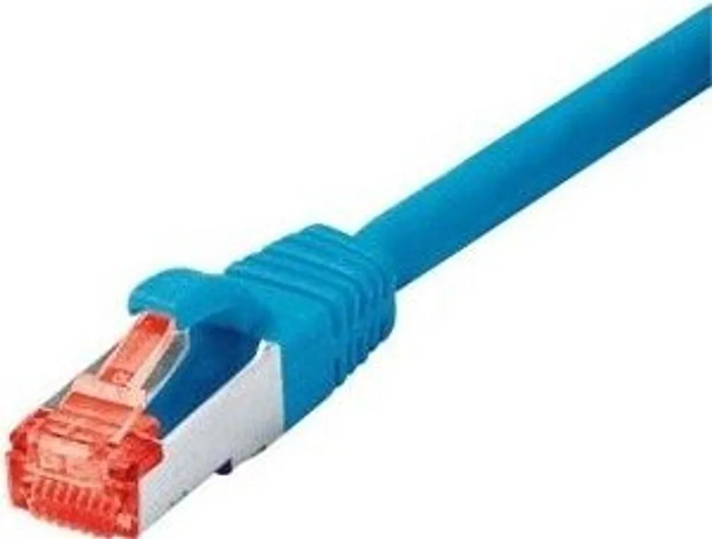 Câble Ethernet Cat 6 blindé PIMF bleu 25m pour réseau informatique local