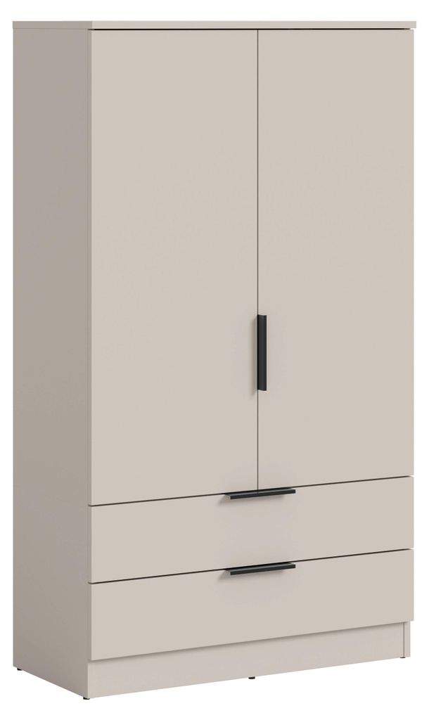 Garderobenschrank Kopenhagen | Kaschmir mit Einlegeböden Produktbild 